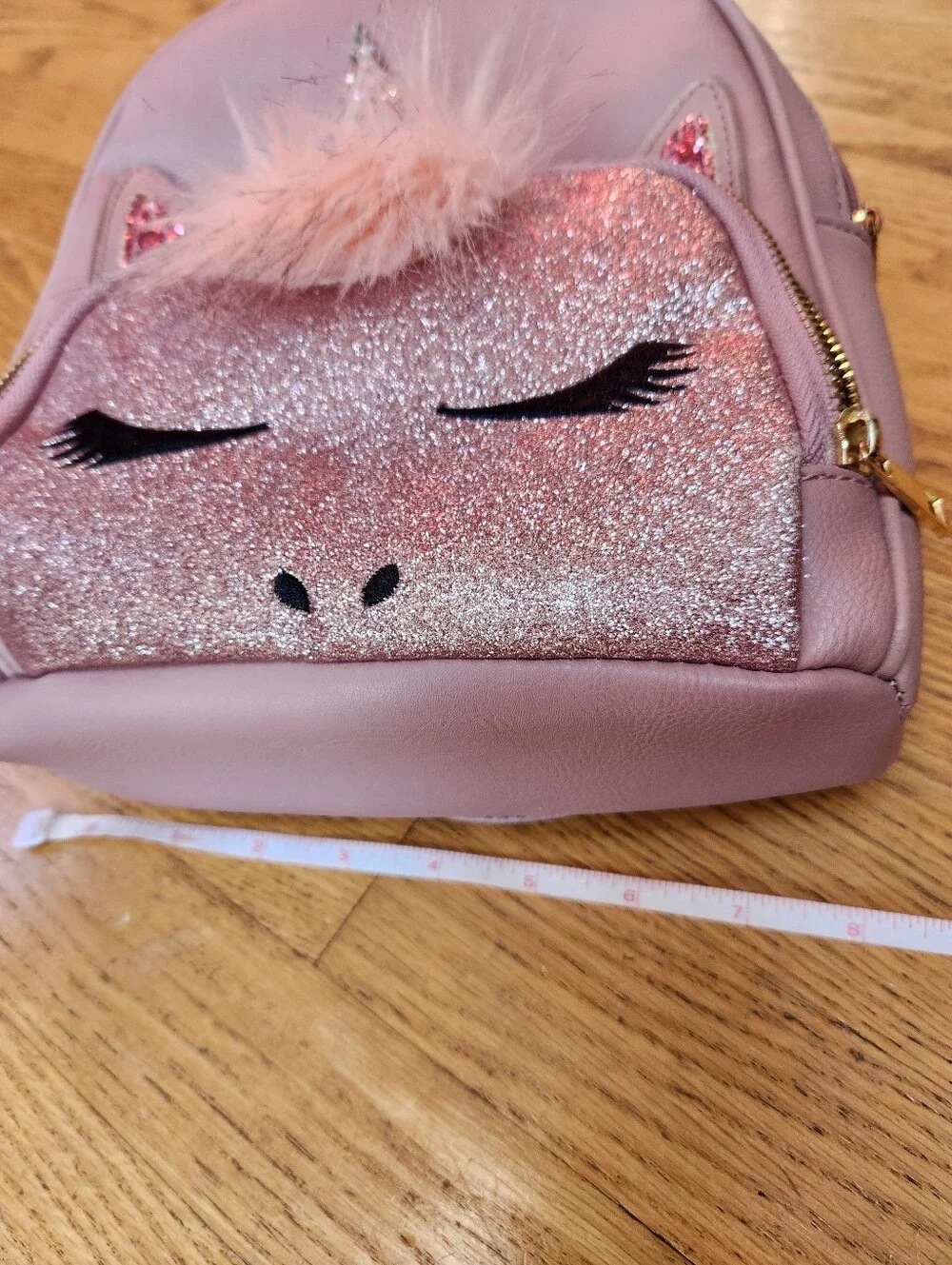 Kids Pink Unicorn Glitter Backpack - Brand